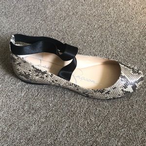 Brand New Jessica Simpson Snake Ballet Flats
